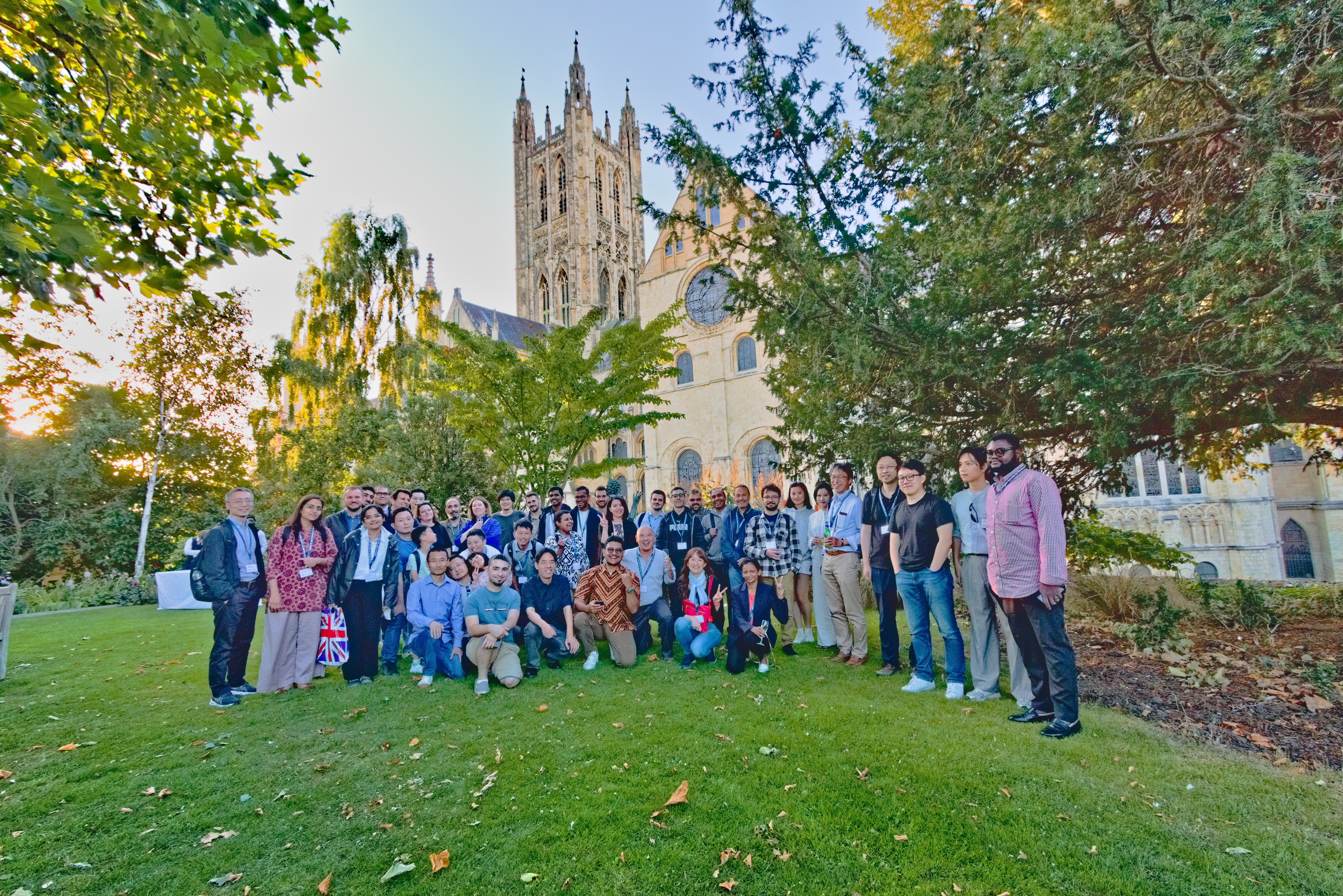 Group Photo on Day 2 of NSS-SocialSec 2023 inside the Canterbury Catherdral Lodge before the conference banquet